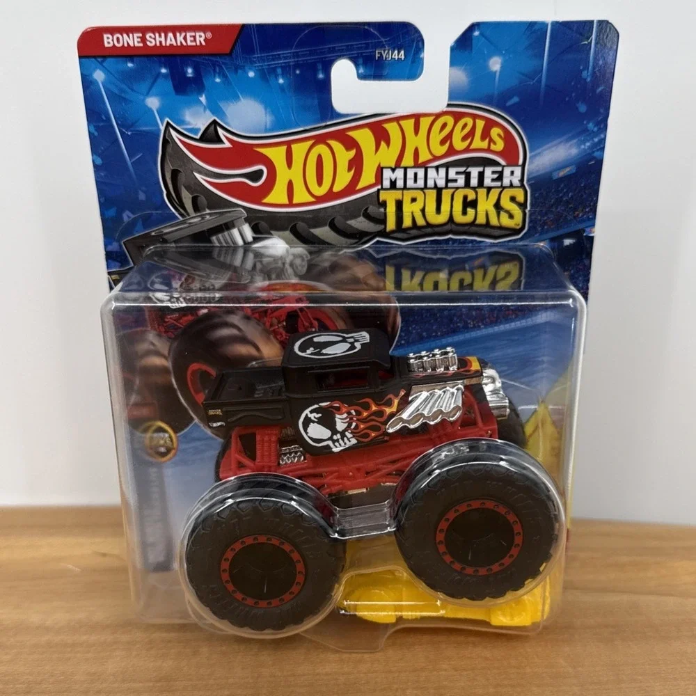2026 Hot Wheels Monster Trucks SnakeBite, Mood Crusher, Bone Shaker, HW Police